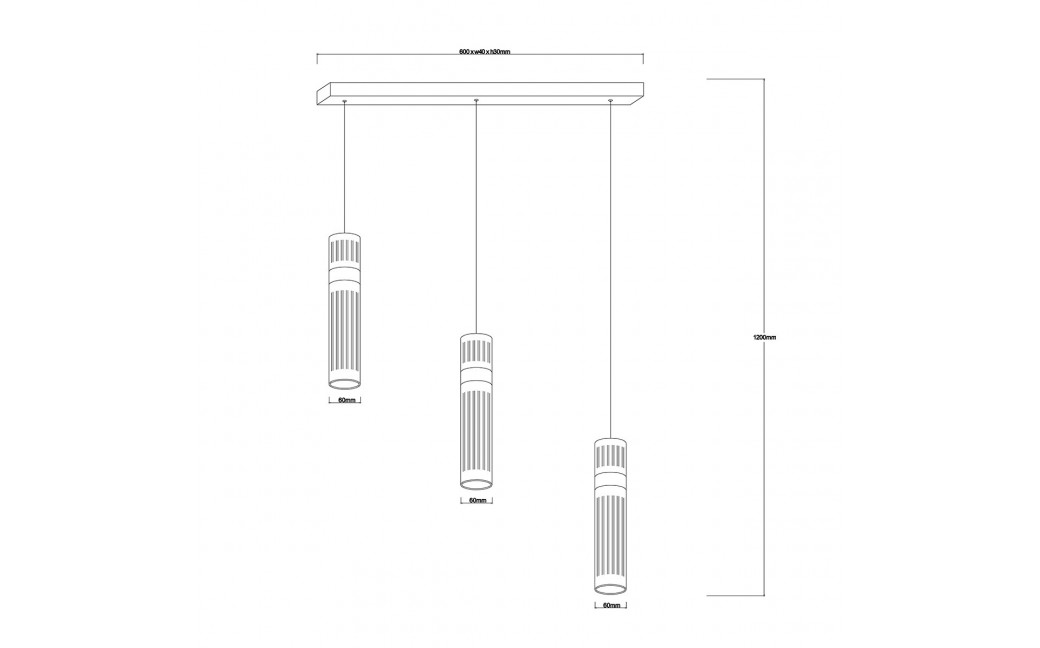 Light Prestige Lampa wisząca Ambiente 3 LED CCT chrom LP-1510/3L CH