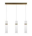 Pendant lamps on a strip - Light Prestige Ambiente 3 LED CCT gold pendant lamp LP-1510/3L GD - product 3