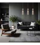 Pendant lamps on a strip - Light Prestige Ambiente 3 LED CCT gold pendant lamp LP-1510/3L GD - product 2