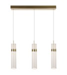 Pendant lamps on a strip - Light Prestige Ambiente 3 LED CCT gold pendant lamp LP-1510/3L GD - product 1