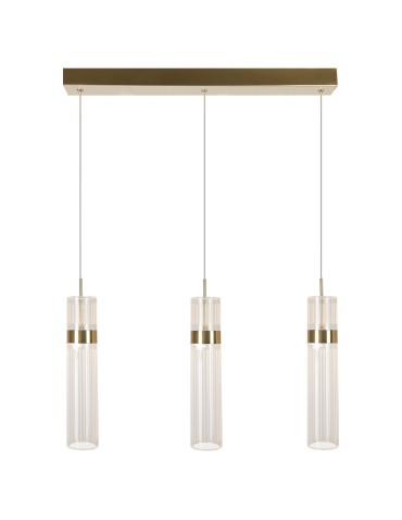 Light Prestige Ambiente 3 LED CCT gold pendant lamp LP-1510/3L GD