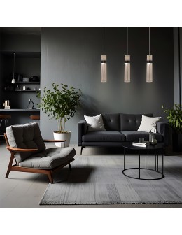 Light Prestige Lampa wisząca Ambiente 3 LED CCT grafitowa LP-1510/3L grafit - produkt 2