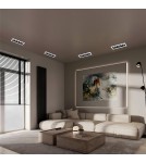 Flush-mounted lamps - pendants - Light Prestige Solar flush-mounted white LED luminaire IP20 LP-0406/5RS WH - product 2