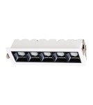Flush-mounted lamps - pendants - Light Prestige Solar flush-mounted white LED luminaire IP20 LP-0406/5RS WH - product 3