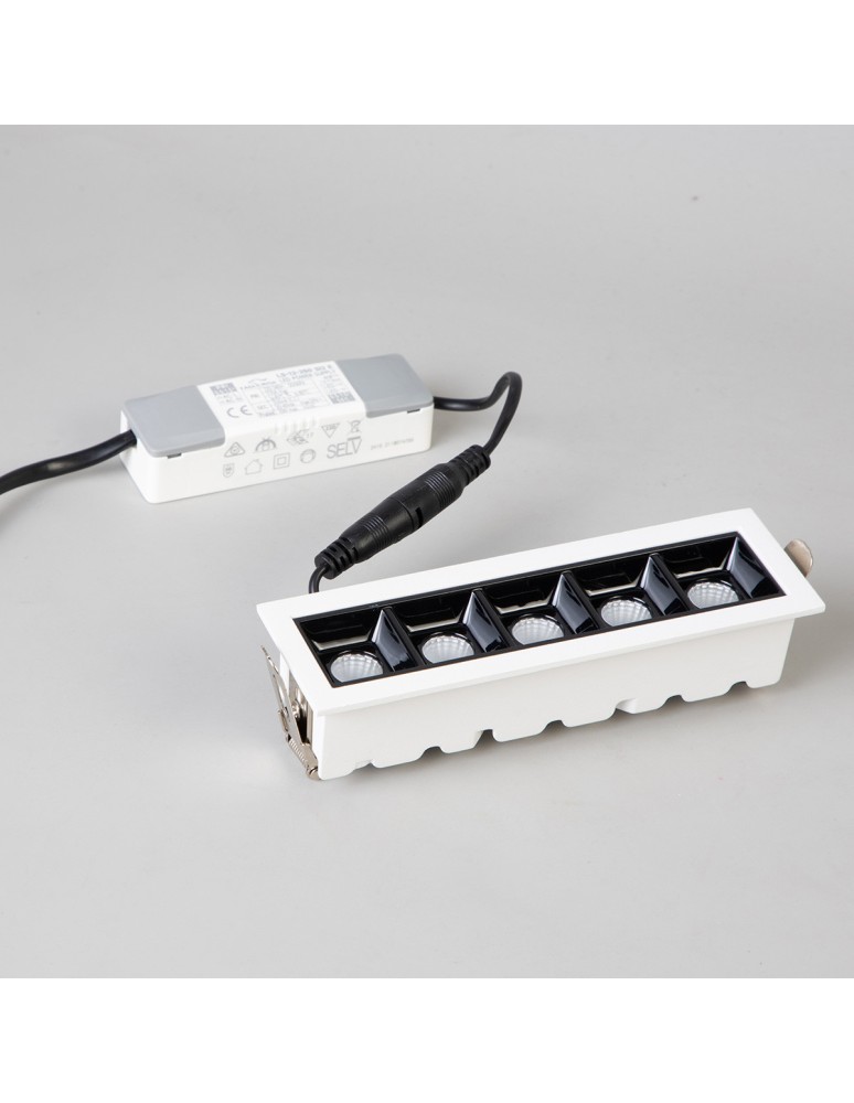 Flush-mounted lamps - pendants - Light Prestige Solar flush-mounted white LED luminaire IP20 LP-0406/5RS WH - product kolory-swiatla.pl 4