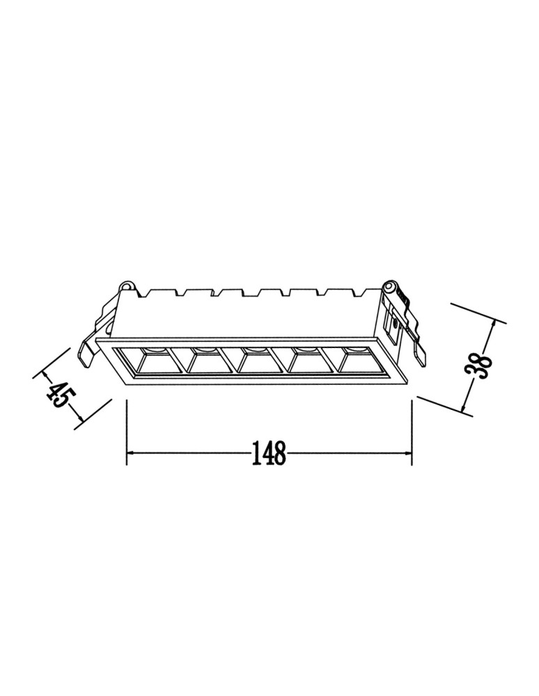 Flush-mounted lamps - pendants - Light Prestige Solar flush-mounted white LED luminaire IP20 LP-0406/5RS WH - product kolory-swiatla.pl 5