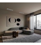 Flush-mounted lamps - pendants - Light Prestige Solar flush-mounted white LED luminaire IP20 LP-0406/10RS WH - product 3