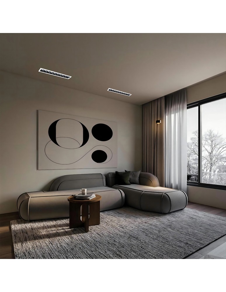 Flush-mounted lamps - pendants - Light Prestige Solar flush-mounted white LED luminaire IP20 LP-0406/10RS WH - product kolory-swiatla.pl 3