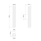 Light Prestige Kinkiet Linea LED CCT IP44 biały LP-0510/1W-45 WH