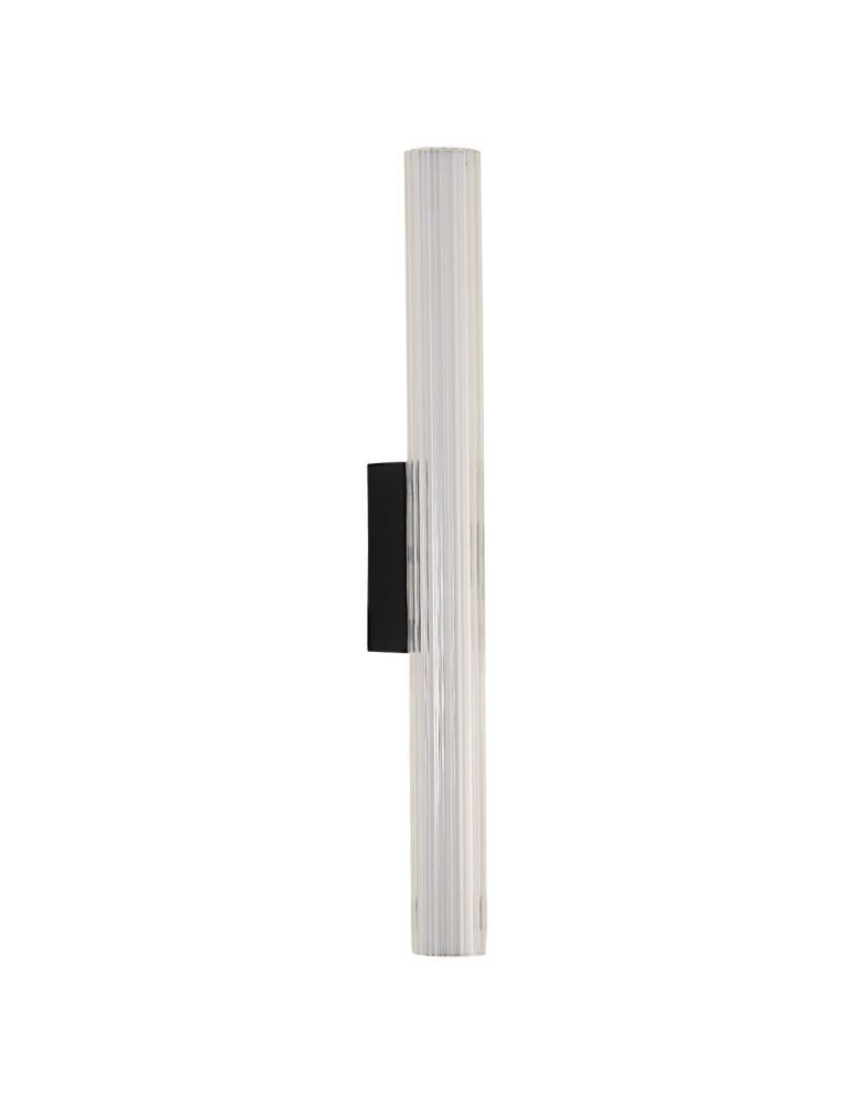 Bathroom wall lamps - Light Prestige Wall lamp Linea LED CCT IP44 black LP-0510/1W-45 BK - product kolory-swiatla.pl 2