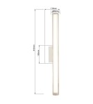 Bathroom wall lamps - Light Prestige Wall lamp Linea LED CCT IP44 white LP-0510/1W-61 WH - product 3