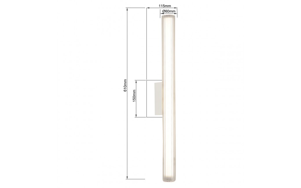 Light Prestige Kinkiet Linea LED CCT IP44 biały LP-0510/1W-61 WH