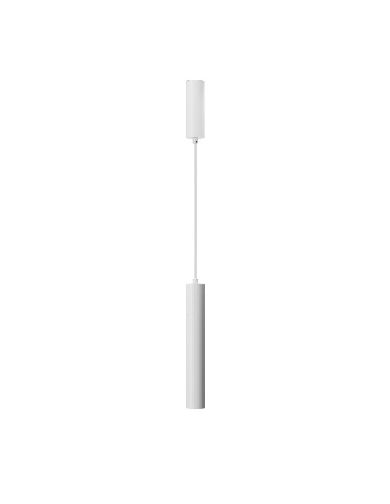 Pendant tube lamps - Azzardo DAMI 1 12W CCT WH White Matte 1xLED Pendant Variable Light Color AZ6060. - product kolory-swiatla.pl 1