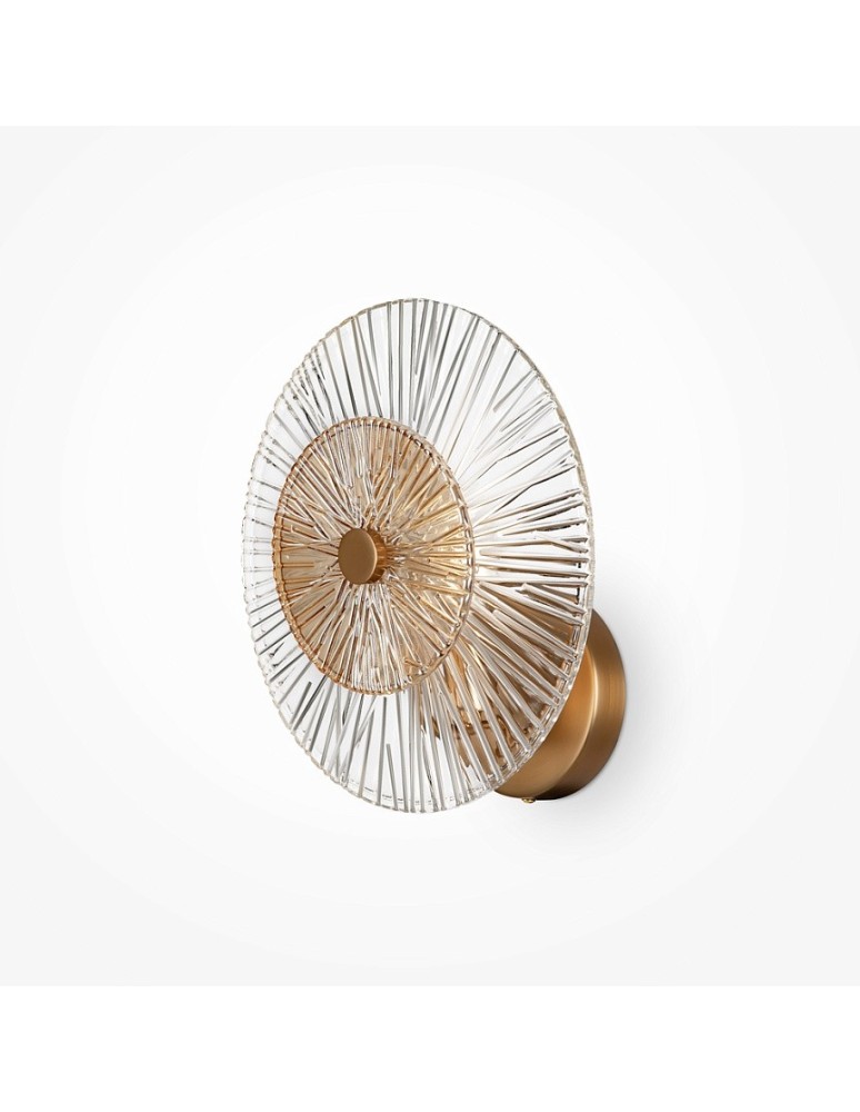 Designer wall lamps - Maytoni Aster Wall Mounted E14 1x40W Gold MOD007WL-01G - product kolory-swiatla.pl 1