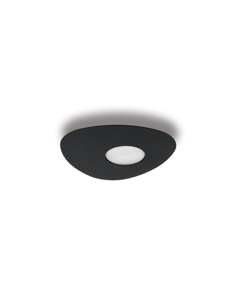 Ceiling lamps - Nowodvorski ORGANIC Ceiling Plafond Max power 1x12W GX53 Black 8303 - product kolory-swiatla.pl 1
