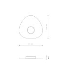 Ceiling lamps - Nowodvorski ORGANIC Ceiling Plafond Max power 1x12W GX53 Black 8303 - product 5