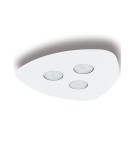 Ceiling lamps - Nowodvorski ORGANIC Ceiling Plafond Max power 3x12W GX53 White 8304 - product 1