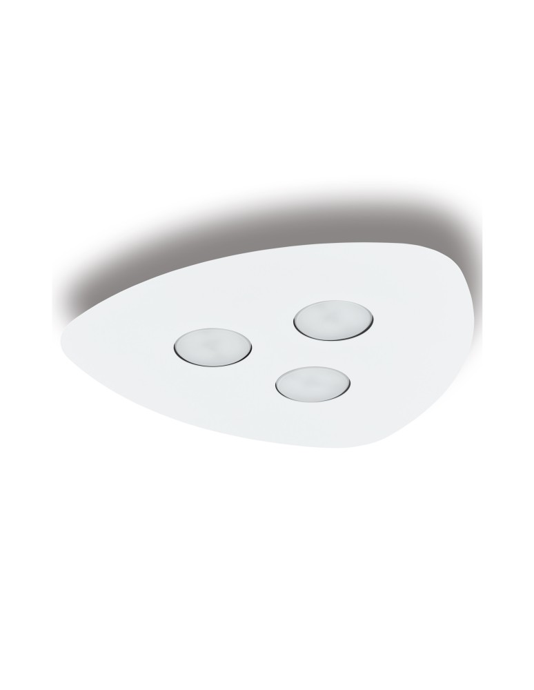 Ceiling lamps - Nowodvorski ORGANIC Ceiling Plafond Max power 3x12W GX53 White 8304 - product kolory-swiatla.pl 1