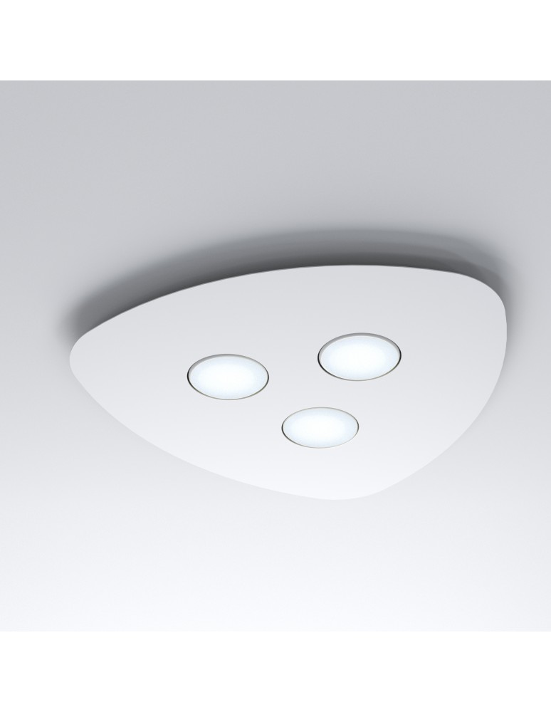 Ceiling lamps - Nowodvorski ORGANIC Ceiling Plafond Max power 3x12W GX53 White 8304 - product kolory-swiatla.pl 2