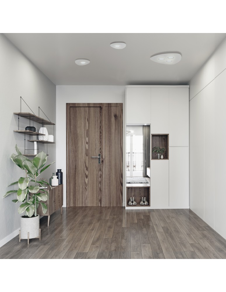 Ceiling lamps - Nowodvorski ORGANIC Ceiling Plafond Max power 3x12W GX53 White 8304 - product kolory-swiatla.pl 6