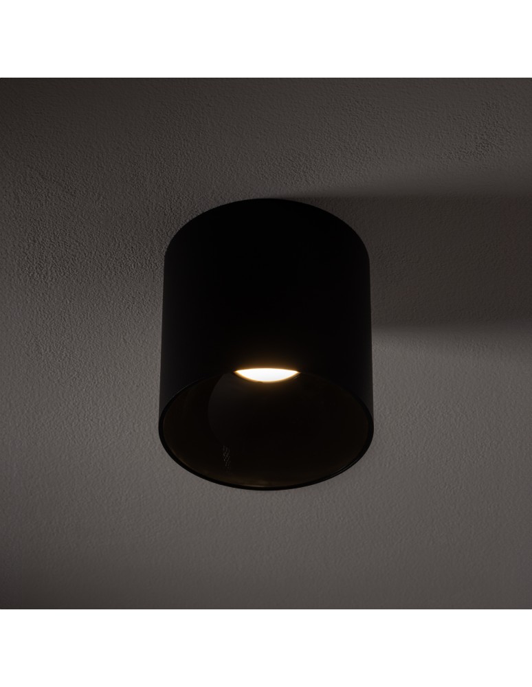 Ceiling luminaires for replaceable light source - Nowodvorski POINT TONE Surface Mounted Spot Max wattage 10W only LED GU10 Black 8225 - product kolory-swiatla.pl 2