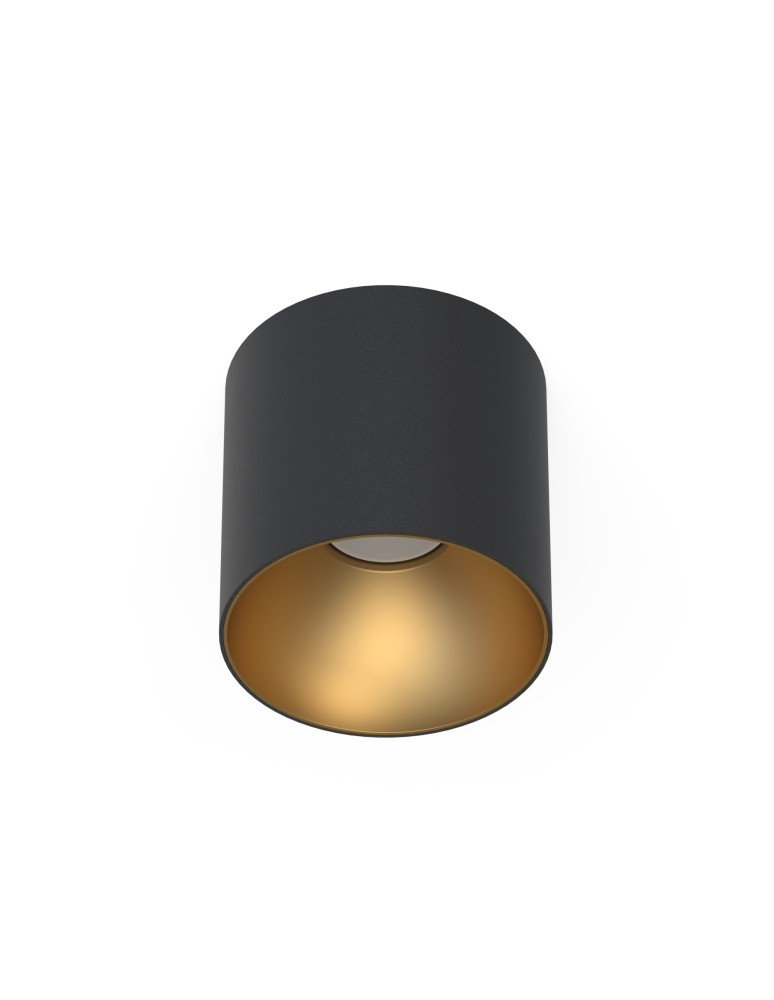 Ceiling luminaires for replaceable light source - Nowodvorski POINT TONE Surface Mounted Spot Max wattage 10W only LED GU10 Black 8224 - product kolory-swiatla.pl 1