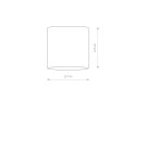 Ceiling luminaires for replaceable light source - Nowodvorski POINT TONE Surface Mounted Spot Max wattage 10W only LED GU10 Black 8224 - product 6