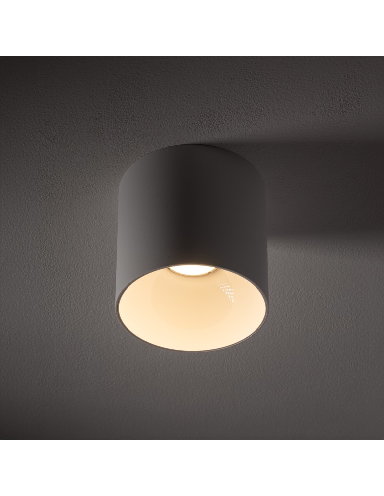 Ceiling luminaires for replaceable light source - Nowodvorski POINT TONE Surface Mounted Spot Max wattage 10W only LED GU10 White 8220 - product kolory-swiatla.pl 3