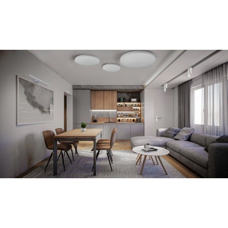 Nowodvorski AGNES ROUND LED Sufitowa Plafon Max moc 32W LED IP44 Biały 8208