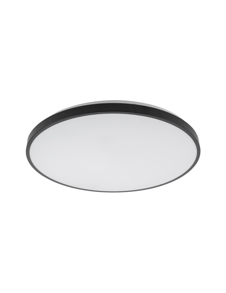 LED Plafonds - Nowodvorski AGNES ROUND LED Ceiling Plafond Max power 32W LED IP44 Black 8205 - product kolory-swiatla.pl 1