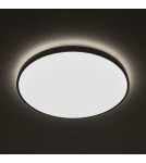 LED Plafonds - Nowodvorski AGNES ROUND LED Ceiling Plafond Max power 32W LED IP44 Black 8205 - product 2