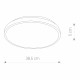 Nowodvorski AGNES ROUND LED 22W Sufitowa Plafon Max moc 22W LED IP44 Biały 8186