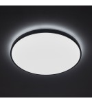 LED Plafonds - Nowodvorski AGNES ROUND LED Ceiling Plafond Max power 32W LED IP44 Black 8184 - product 2