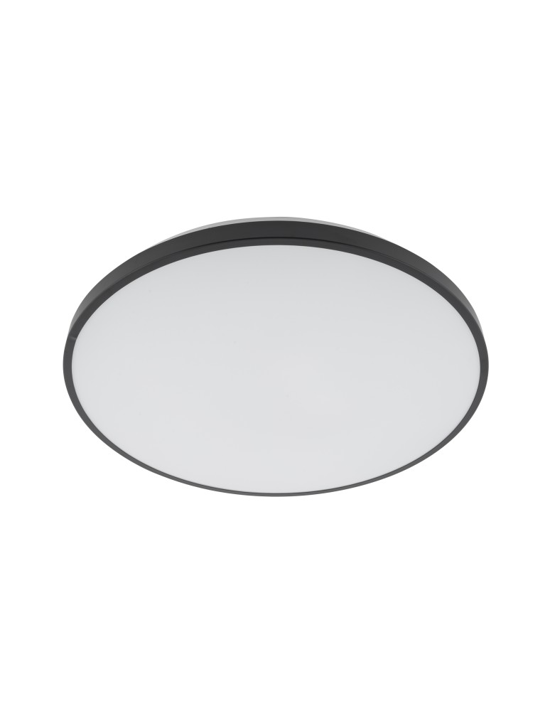 LED Plafonds - Nowodvorski AGNES ROUND LED Ceiling Plafond Max power 32W LED IP44 Black 8184 - product kolory-swiatla.pl 3