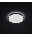 LED Plafonds - Nowodvorski AGNES ROUND LED Ceiling Plafond Max power 22W LED IP44 Black 8183 - product 2