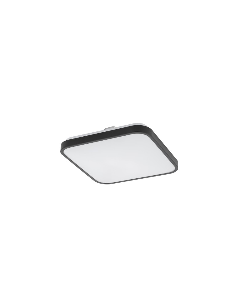 LED Plafonds - Nowodvorski AGNES SQUARE LED Ceiling Plafond Max power 16W LED IP44 Black 8138 - product kolory-swiatla.pl 3