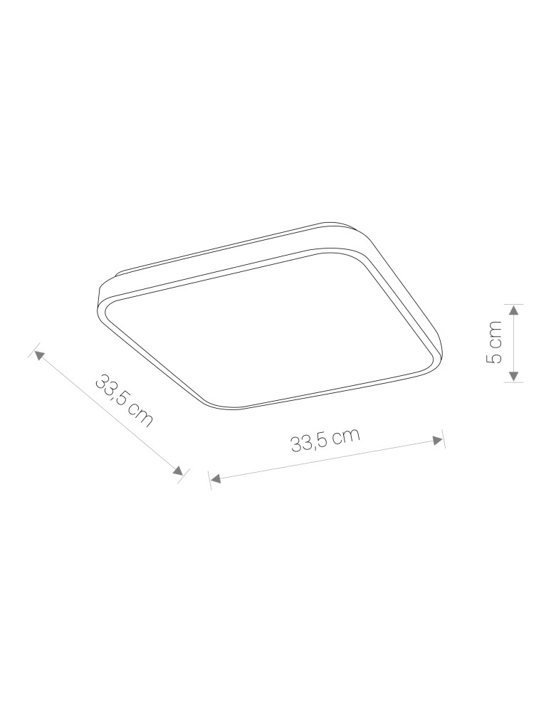 LED Plafonds - Nowodvorski AGNES SQUARE LED Ceiling Plafond Max power 16W LED IP44 Black 8138 - product kolory-swiatla.pl 6