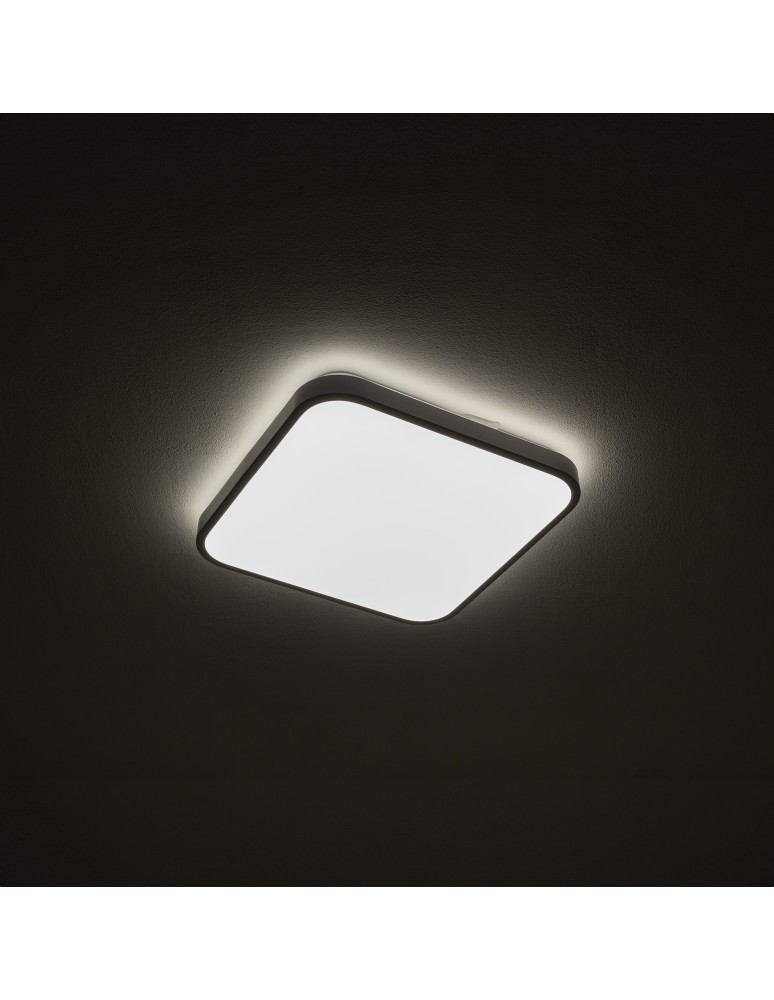LED Plafonds - Nowodvorski AGNES SQUARE LED Ceiling Plafond Max power 16W LED IP44 White 8112 - product kolory-swiatla.pl 2