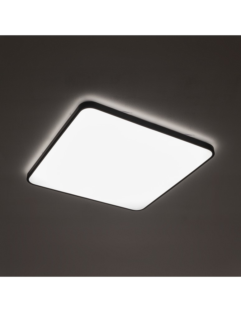 LED Plafonds - Nowodvorski AGNES SQUARE LED Ceiling Plafond Max power 64W LED IP44 Black 8111 - product kolory-swiatla.pl 2