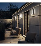 Outdoor wall lamps - Nowodvorski SYMMETRY LED Outdoor Wall Mounted Max wattage 7W LED IP54 Graphite 8176 - product 3