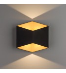 Outdoor wall lamps - Nowodvorski TRIANGLES LED Outdoor Surface Wall Max wattage 2x5W LED IP54 Black-Gold 8141 - product 2