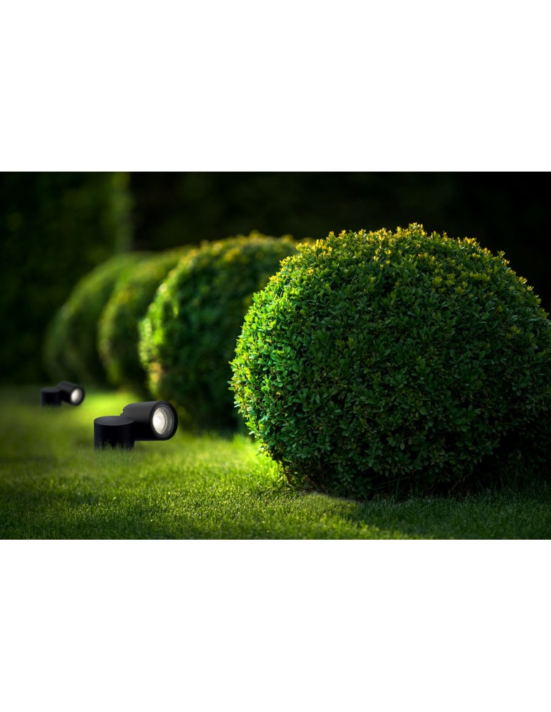 Garden lamps driven into the ground (with wedge) - Nowodvorski TUBINGS M Outdoor Ground Lights Max wattage 35W GU10 IP54 Black 8161 - product kolory-swiatla.pl 3