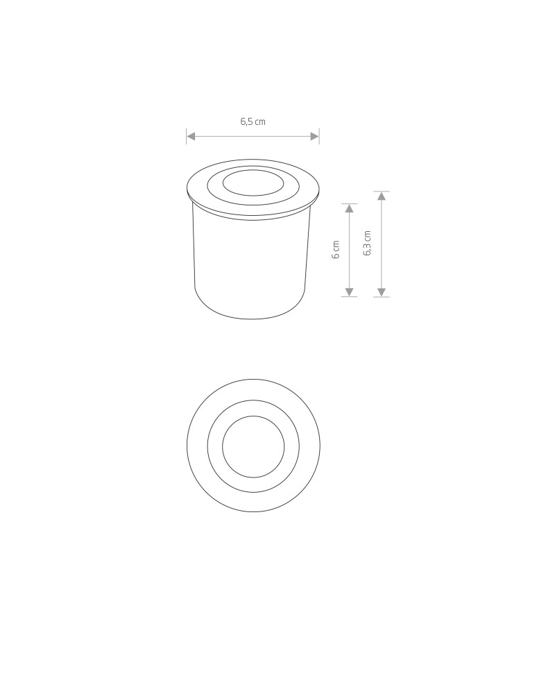 LED overhead lights - Nowodvorski CIRCLET LED Outdoor Wall Mounted Max wattage 3W LED IP65 Black 8163 - product kolory-swiatla.pl 3