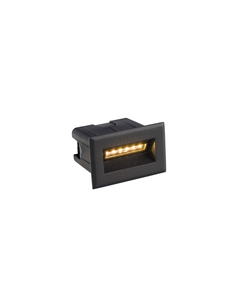 Luminaires to be built into the wall - Nowodvorski BAY LED Outdoor Wall Mounted Max wattage 3W LED IP65 Black 8164 - product kolory-swiatla.pl 1