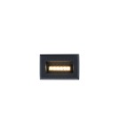 Luminaires to be built into the wall - Nowodvorski BAY LED Outdoor Wall Mounted Max wattage 3W LED IP65 Black 8164 - product 2