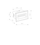 Luminaires to be built into the wall - Nowodvorski BAY LED Outdoor Wall Mounted Max wattage 3W LED IP65 Black 8164 - product 4