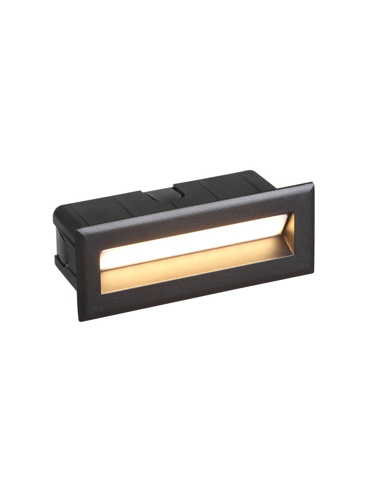 Luminaires to be built into the wall - Nowodvorski BAY LED Outdoor Wall Mounted Max wattage 5W LED IP65 Black 8165 - product kolory-swiatla.pl 1