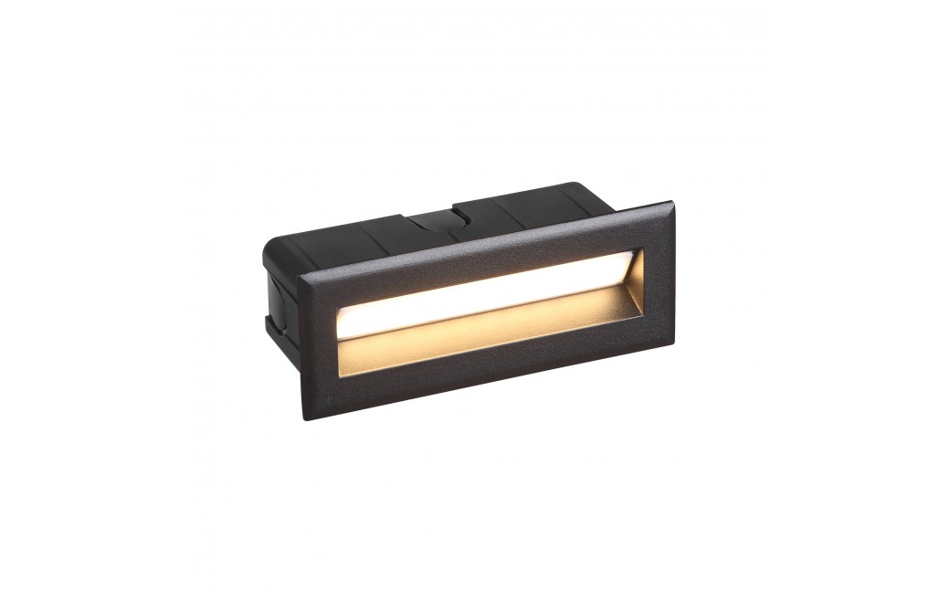 Nowodvorski BAY LED Zewnętrzna Ścienna Wbudowana Max moc 5W LED IP65 Czarny 8165