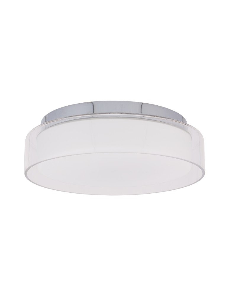 Hermetic plafonds - Nowodvorski PAN LED S Ceiling Plafond Max power 12W LED IP44 Chrome 8173 - product kolory-swiatla.pl 2