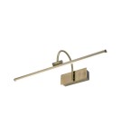 Wall lamps over a painting - Nowodvorski GIOTTO LED M Wall lamp picture wall lamp Max power 13W LED Antique brass 8170 - product 1